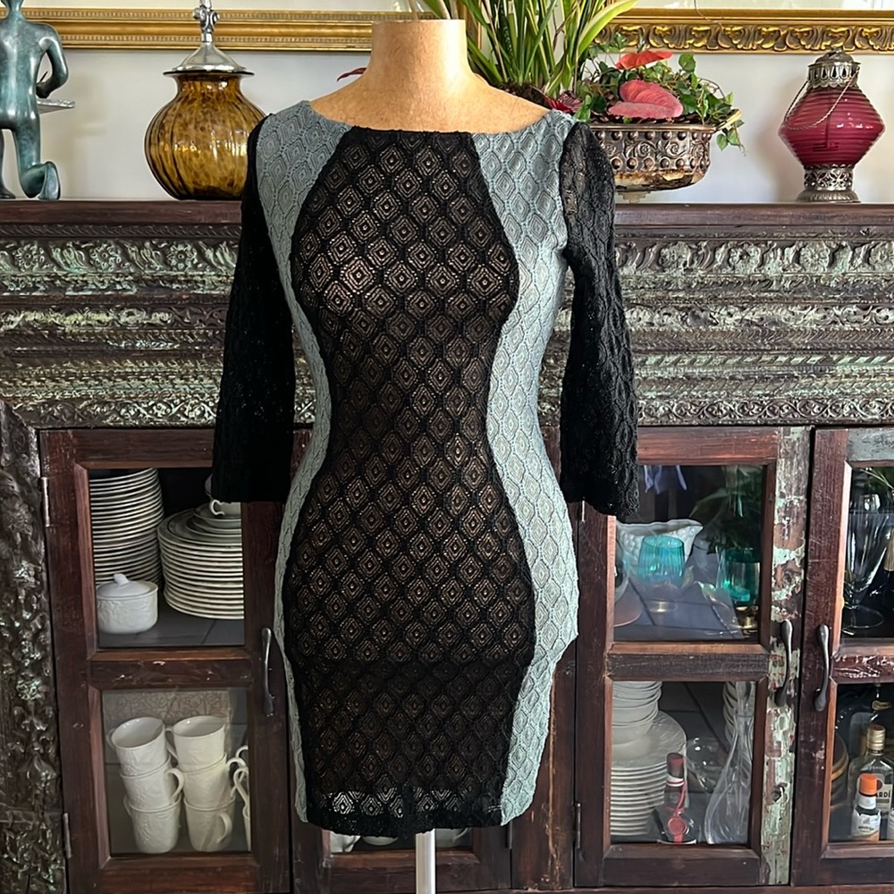 Black & Grey Dress